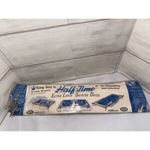 Vtg Hero Half-Time King Size Sweater Dryer Extra Large 26x40 Nylon Net 925 KS